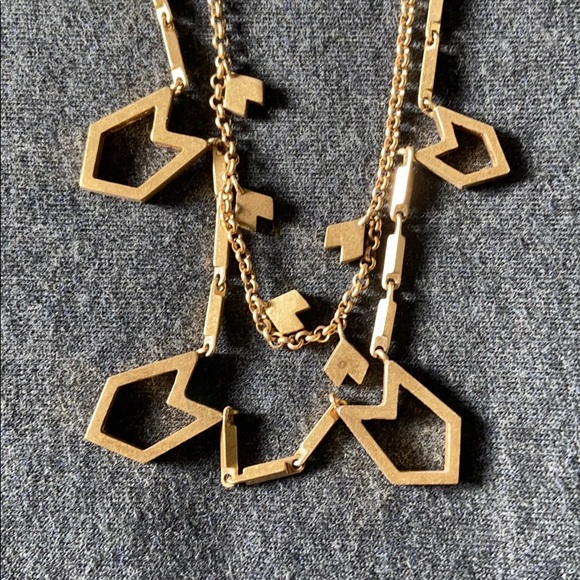 J CREW gold necklace - Picture 1 of 4